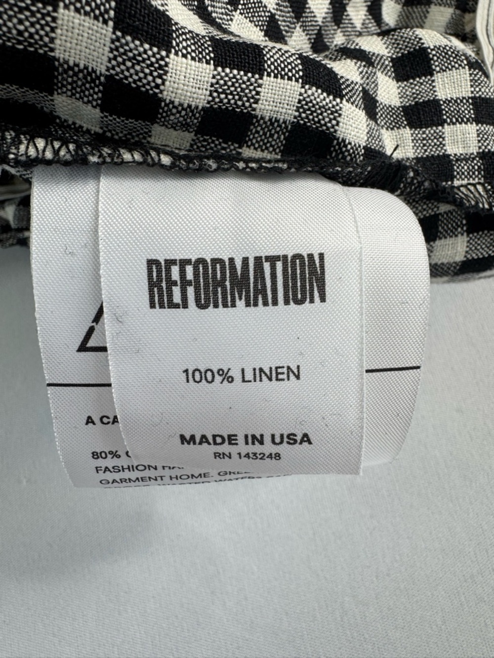 REFORMATION Lakely Top Size L NWT - Picture 5 of 7